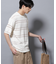 ブークレーラメボーダー ニットTシャツ
