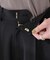 ダルサテンカーブタックパンツ