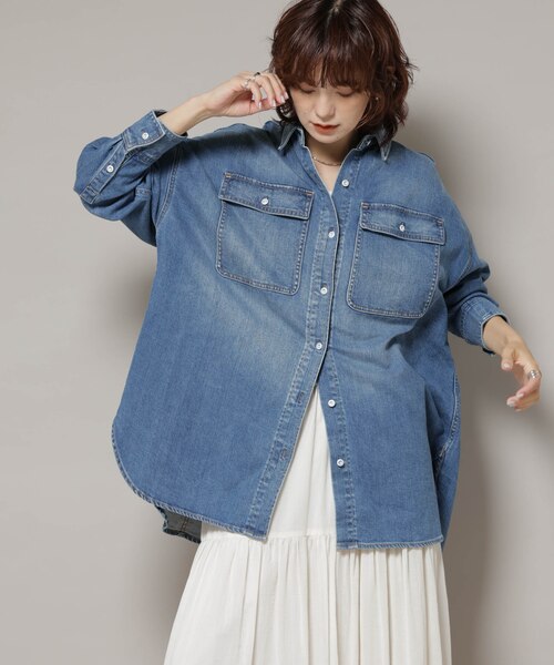 Healthy denim almond デニムシャツ Healthy DENIM(ヘルシーデニム)のAlmond デニムシャツ通販