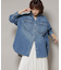 Healthy DENIM／Almond デニム ビッグシャツ
