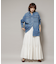 Healthy DENIM／Almond デニム ビッグシャツ