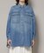 Healthy DENIM／Almond デニム ビッグシャツ