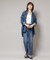 Healthy DENIM／Almond デニム ビッグシャツ
