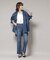 Healthy DENIM／Almond デニム ビッグシャツ