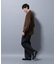 ピーチサテン ストレートフィット トラウザーズ