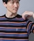 ナノベアボーダーTシャツ 半袖