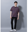 ナノベアボーダーTシャツ 半袖