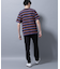ナノベアボーダーTシャツ 半袖