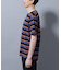 ナノベアボーダーTシャツ 半袖