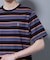 ナノベアボーダーTシャツ 半袖