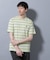 ナノベアボーダーTシャツ 半袖