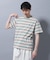 ナノベアボーダーTシャツ 半袖