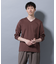 アンチスメルVネックTシャツ 長袖