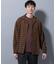 シースルーチェックシャツ 長袖