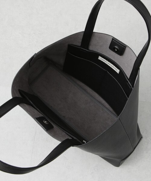 新品タグ付き】 ナノユニバース 断ち切りスプリットレザートート
