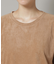 フェイクスエードTシャツ