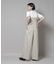 ギャザーデザインサロペットパンツ