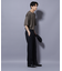 「N TROUSERS PREMIUM」ウールデニムストレートパンツ／STRETCH(セットアップ可)