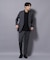 ｢Damerino｣LANATEC(R)シャークスキンセットアップ防シワ形態安定