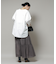 Vネックオーバーサイズシャツ