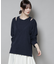 フェイクレイヤードワッフルカットトップス