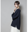 フェイクレイヤードワッフルカットトップス