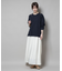 フェイクレイヤードワッフルカットトップス