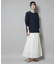 フェイクレイヤードワッフルカットトップス