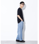 AUTHENコラボ SILKNIZED DENIM ワイドレッグ(セットアップ可)