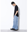 AUTHENコラボ SILKNIZED DENIM ワイドレッグ(セットアップ可)