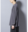 MIYATA×NANO JAPAN MADE キュプラ混 Tシャツ 長袖