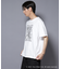 別注GOOD ROCK SPEED NYC シルバー箔プリントTシャツ