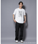 別注GOOD ROCK SPEED NYC シルバー箔プリントTシャツ