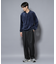 ベロアプルオーバー Vネックスウェット