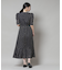 troisieme chaco／カットジャガードワンピース