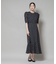 troisieme chaco／カットジャガードワンピース