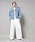 SOMETHING／BIG DETAIL DENIM JACKET