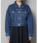 SOMETHING／BIG DETAIL DENIM JACKET
