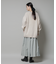 ウォッシャブルフォックスクルーワイドニットプルオーバー