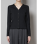 CICA&UVカット加工Vネックリブカーディガン