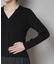 CICA&UVカット加工Vネックリブカーディガン