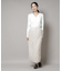 CICA&UVカット加工Vネックリブカーディガン
