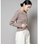 CICA&UVカット加工Vネックリブカーディガン