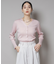 CICA&UVカット加工Vネックリブカーディガン