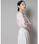 CICA&UVカット加工Vネックリブカーディガン