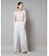 CICA&UVカット加工Vネックリブカーディガン
