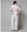 CICA&UVカット加工Vネックリブカーディガン