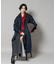 「STEVELOUR」「西川ダウン(R)」ミリタリーロングコート