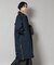 「STEVELOUR」「西川ダウン(R)」ミリタリーロングコート