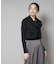 CICA&UVカット加工クルーネックリブニット